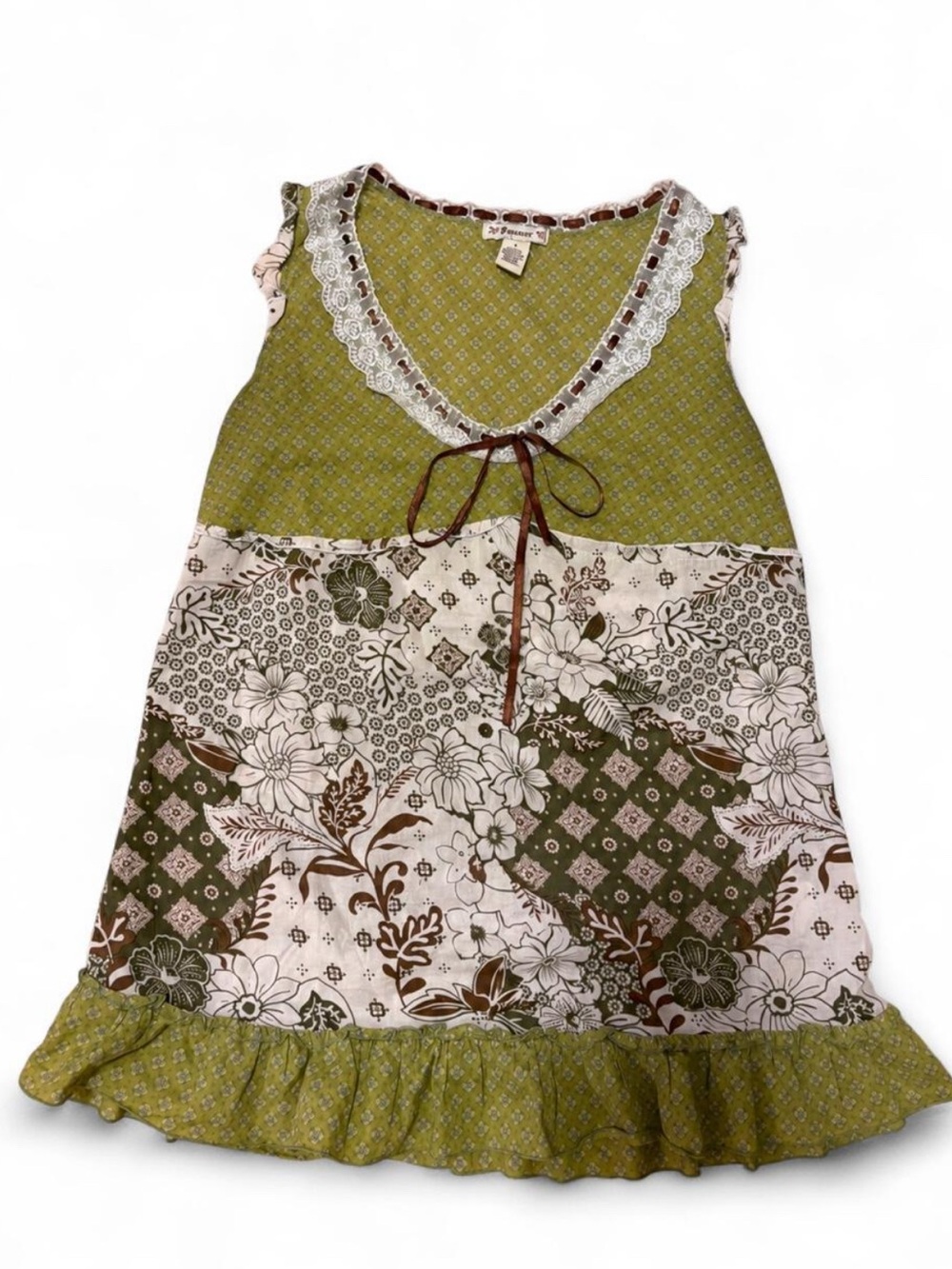 Forever 21 boho patchwork dress/top